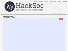 Tablet Screenshot of hacksoc.org